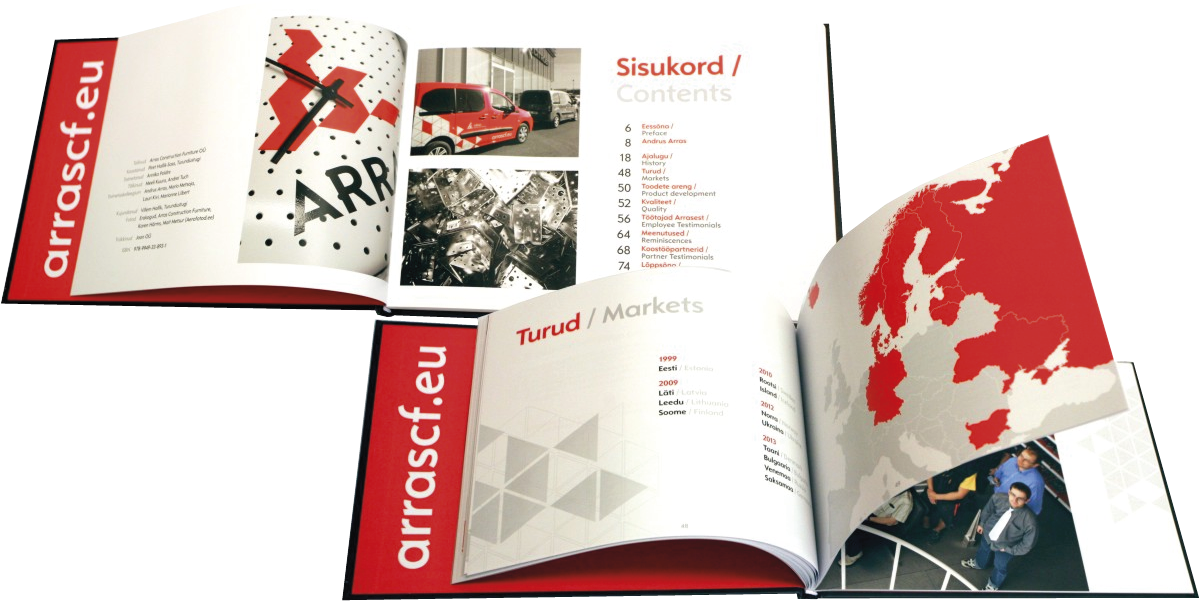 Arras juubeliraamatu koostamine