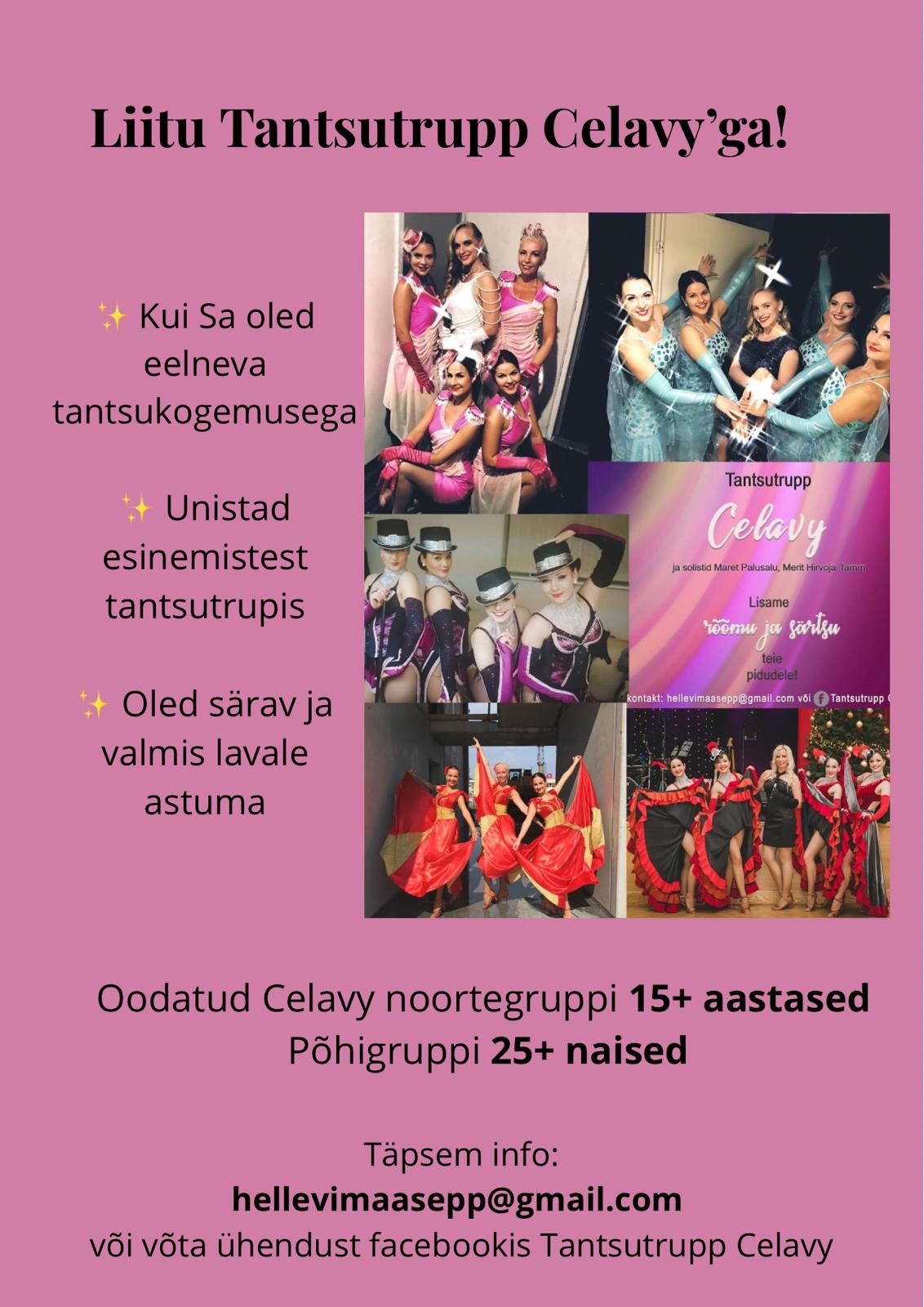 Celacy tantsutrupp huvitegevuste messil Huvikas 2026