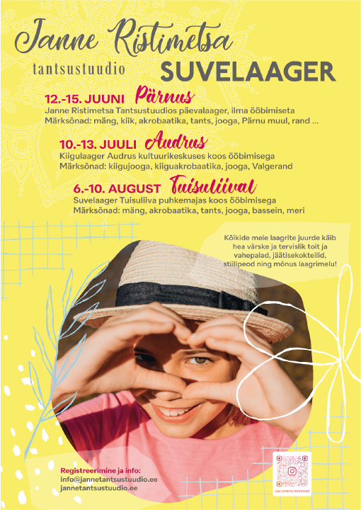 Suvelaagrid 2023 - Janne Tantsustuudio suvelaagrid Suvelaagrid 2023 - Janne Tantsustuudio suvelaagrid