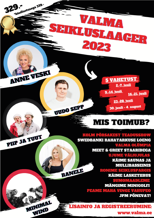 Suvetegevuste mess 2023 osaleja Valma seikluslaager Suvetegevuste mess 2023 osaleja Valma seikluslaager